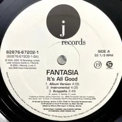 FANTASIA It's All Good / Baby Mama レコード