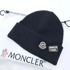 極美品★MONCLER × FRAGMENT design ニット帽 ピンバッチ