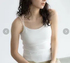 ★LAKOLE★カップインキャミソールSサイズ　新品 ホワイト