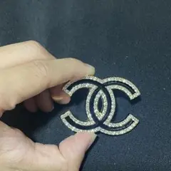 CHANEL ダブルCロゴ ブローチ