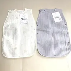 イブル　スリーパー　40×63cm ホワイト　グレー　2枚セット