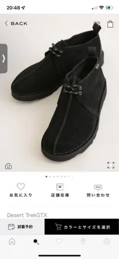 Clarks Desert Trek GORE-TEX 27センチ