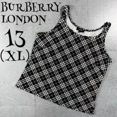美品✨️ BURBERRY LONDON タンクトップ ノバチェック柄 ブラック