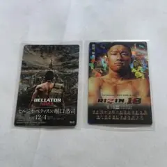 RIZIN ポテトスティック ポスターカードコレクション