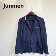 Junmen ジュンメン テーラードジャケット カジュアル ネイビー M