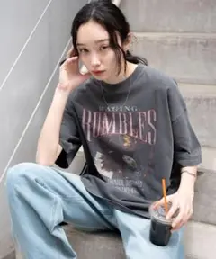 wego ピグメントグラフィックT