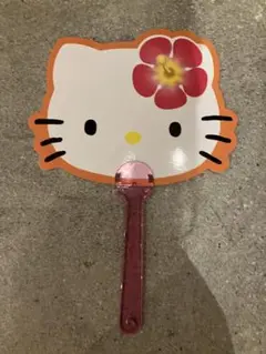 サンリオ　キティちゃん　平成　うちわ　ノベルティ