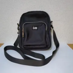 Lee ブラック ミニショルダーバッグ