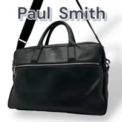 【人気】Paul Smith ポールスミス　ビジネスバッグ 黒 ブリーフケース