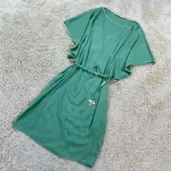 Chloe クロエ ワンピース グリーン シルク 緑 フォーマル ママ
