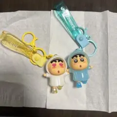 クレヨンしんちゃん フィギュアキーホルダー 2個セット