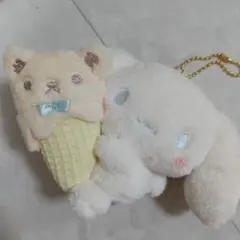 シナモロール のんびりナチュラル マスコットホルダー ぬいぐるみ
