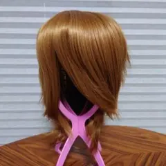 ★ウィッグ ミディアムショート ゴールドブラウン