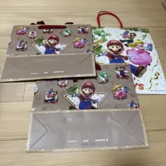 スーパーマリオ　紙袋　Happy HOLIDAY