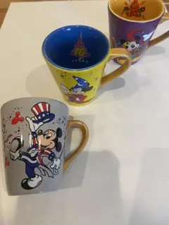 ミッキーマウス ミニマグカップ 3個セット