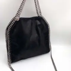 ステラマッカートニー 黒色 チェーン ショルダーバック