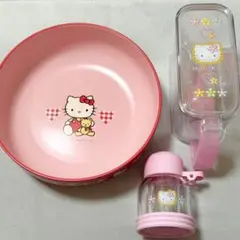 ハローキティ　セット　お砂糖入れ　爪楊枝入れ　ディッシュボウル
