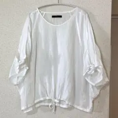 美品！アーバンリサーチロッソ★ドルマンスリーブブラウス リネン