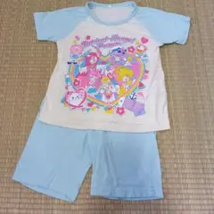 トロピカルージュプリキュア半袖夏用パジャマ110cm水色