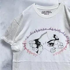 BFKH ピンナップガール Tシャツ 古着 白 death before 美少女