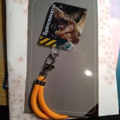 ジュラシックワールド　リバース　スピノサウルス　スマホショルダーストラップ