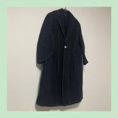 Y's ワイズ ステッチロングジャケットコート 黒 ブラック