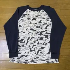 00s STUSSY ラグラン サーマル sweat
