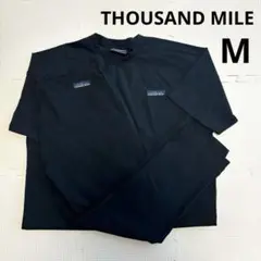 THOUSAND MILE サウザンドマイル　セットアップ　ブラック　M