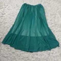 【美品】ブルーレーベルクレストブリッジ　プリーツスカート　ロングスカート