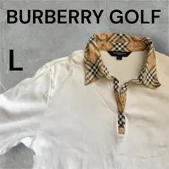 美品⭐️BURBERRY GOLF 半袖　シャツ バーバリー　ゴルフ　トップス　L