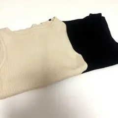 【大人気⭐︎美品】N.WITH エヌウィズ ノースリーブ ニットトップス 2点
