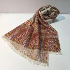 【美品】Vintage shades ストール レディース オレンジ ピンク