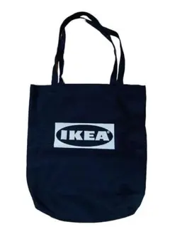 【新着】IKEA　エフテルトレーダバッグ　ブラック　エコバッグ