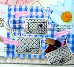 ViVi2010年5月号付録 Rich トロンプルイユ・チェーンバッグ風ポーチ
