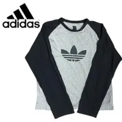 adidas 長袖Tシャツ （3XL/グレー）