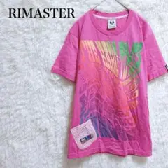 新品未使用 タグ付き リマスター Tシャツ M コットン ピンク ラメプリント