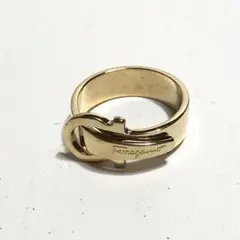 Salvatore Ferragamo フェラガモ スカーフリング ゴールド
