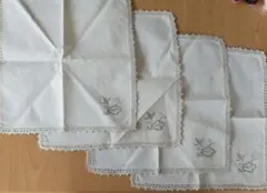 スワトウ　ハンカチ　汕頭　4枚組み