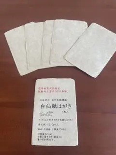 白仙紙はがき　5枚セット