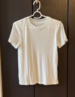 試着のみ！キラキラ　ホワイト 半袖Tシャツ