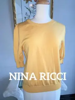 NINA RICCI ニナリッチ 半袖ウール サイズS Japan Model
