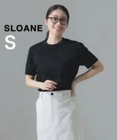 SLOANE ユニセックス　コットンテンジク クルーネックTシャツ