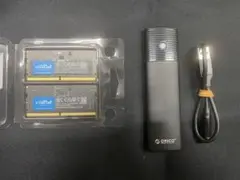 crucial メモリ16GB(8GB×2) DDR5-4800 SSDケース