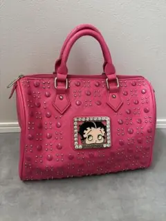 BETTY BOOP スタッズ ボストンバッグ y2k