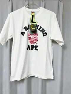 A BATHING APE Tシャツ Lサイズ ホワイト/008