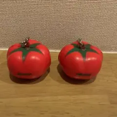 トマト　キーホルダー　2個セット