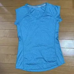 Nike ターコイズ フレンチスリーブ シャツ M