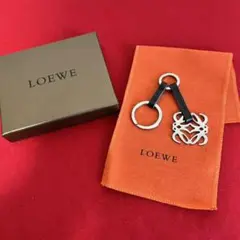 美品★ ロエベ LOEWE アナグラム チャーム キーホルダー 箱付き