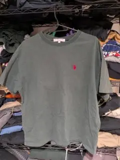 90's U.S. POLO ASSN. グリーン Tシャツ F