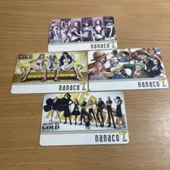 ワンピース　限定nanacoカード　4点まとめ売り
